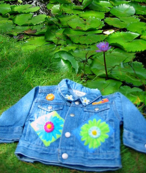 Flower Girl Denim Jacket 